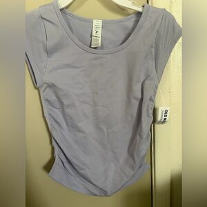Old Navy Women's Light Purple Short Sleeve Tee